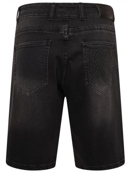 Kam Jeans Vigo2 Jeans Shorts Black Used - Šortky - Šortky Nadměrné Velikosti W40-W60
