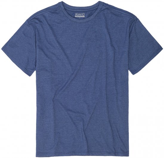 Adamo Kevin Regular fit T-shirt Indigo Blue - Trička - Trička nadměrné velikosti - 2XL-14XL