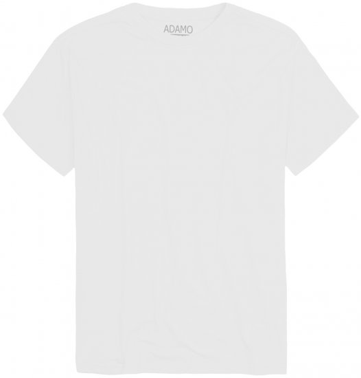 Adamo Kevin Regular fit T-shirt White - Trička - Trička nadměrné velikosti - 2XL-14XL