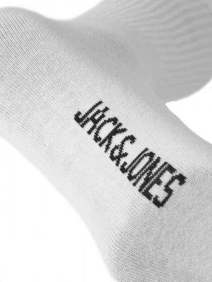 Jack & Jones Basic Tenisové ponožky Bílá 5-pack - Spodní prádlo - Spodní Prádlo Nadměrné Velikosti 2XL-8XL
