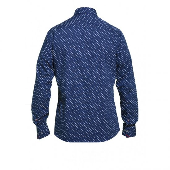 D555 Bainton Long Sleeve Shirt Navy - Košile - Košile 2XL-10XL