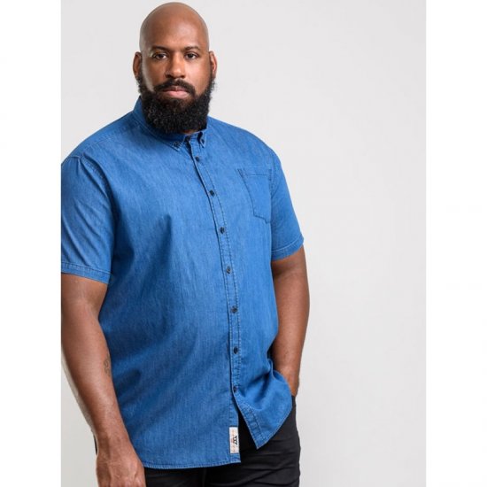 D555 Arnold Denim Shirt - Košile - Košile 2XL-10XL