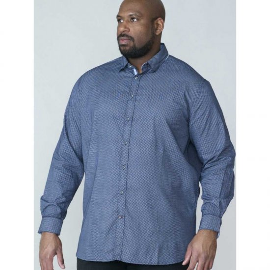 D555 Kermit Long Sleeve Printed Shirt - Košile - Košile 2XL-10XL