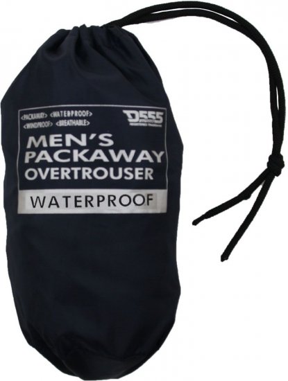 D555 Elba "Packaway" Rain Pants Black - Sportovní oblečení - Sportovní Oblečení 2XL-10XL