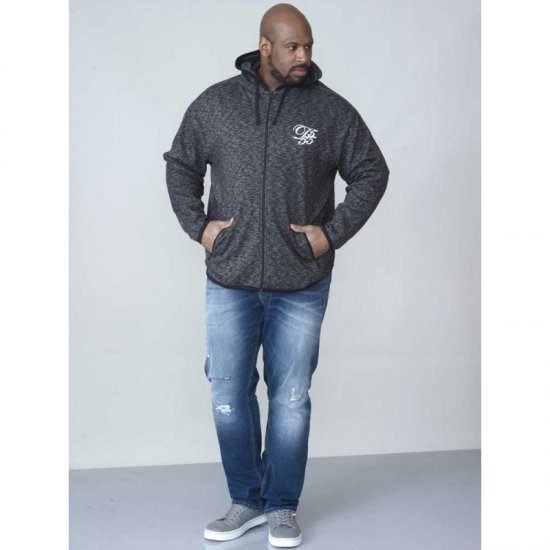 D555 Bennie Full zip Hoodie - Mikiny & mikiny s kapucí - Mikiny & Mikiny s kapucí 2XL-12XL