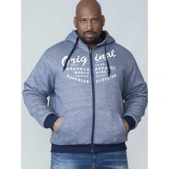 D555 Murdoch Sherpa Lined Hoodie - Mikiny & mikiny s kapucí - Mikiny & Mikiny s kapucí 2XL-12XL