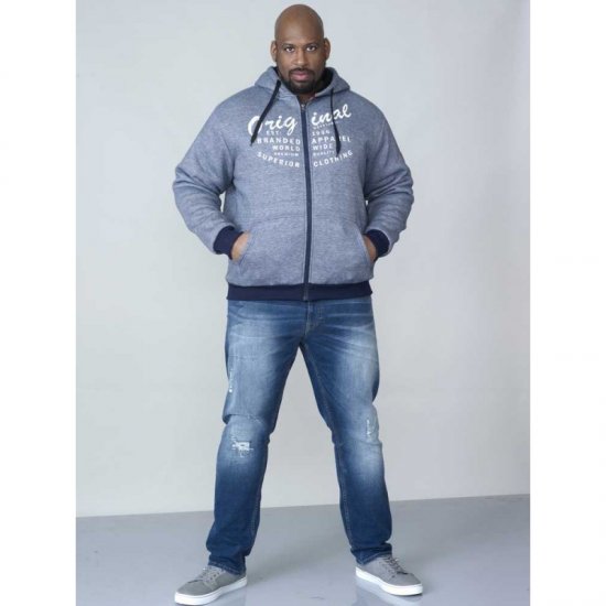 D555 Murdoch Sherpa Lined Hoodie - Mikiny & mikiny s kapucí - Mikiny & Mikiny s kapucí 2XL-12XL