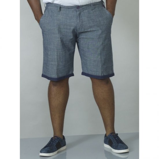 D555 Cliff Shorts Navy - Šortky - Šortky Nadměrné Velikosti W40-W60