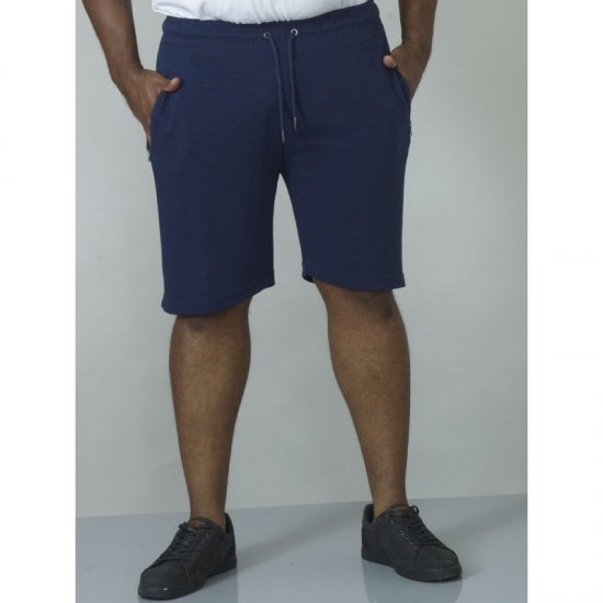 D555 Jackie Ribbed Jersey Shorts Navy - Tepláky & kraťasy - Tepláky a Teplákové Kraťasy 2XL-12XL