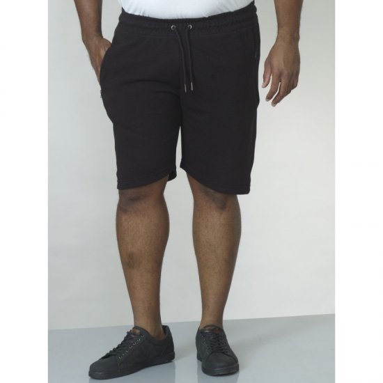 D555 Jackie Ribbed Jersey Shorts Black - Tepláky & kraťasy - Tepláky a Teplákové Kraťasy 2XL-12XL