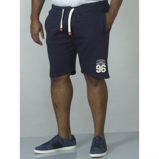 D555 Lindon Jersey Shorts Navy - Tepláky & kraťasy - Tepláky a Teplákové Kraťasy 2XL-12XL