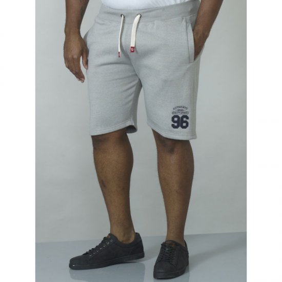 D555 Lindon Jersey Shorts Grey - Tepláky & kraťasy - Tepláky a Teplákové Kraťasy 2XL-12XL