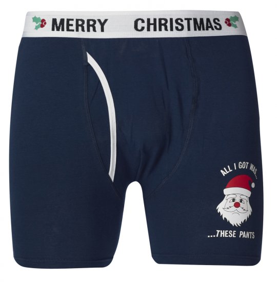 D555 Claus Christmas Boxers 2-pack - Spodní prádlo - Spodní Prádlo Nadměrné Velikosti 2XL-8XL