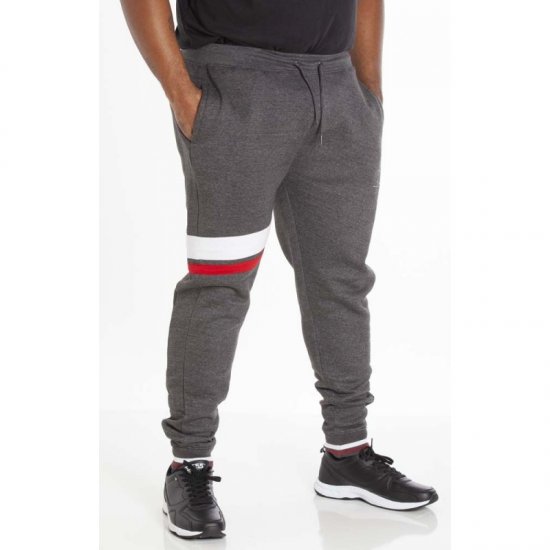 D555 Willis Sweatpants Charcoal - Tepláky & kraťasy - Tepláky a Teplákové Kraťasy 2XL-12XL