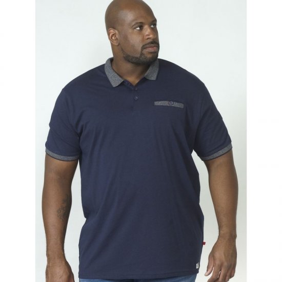 D555 Walker Polo Navy - Polokošile - Polokošile 2XL-8XL - Trička s límečkem 2XL-8XL