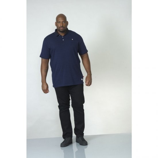 D555 Jerell Polo Navy - Polokošile - Polokošile 2XL-8XL - Trička s límečkem 2XL-8XL