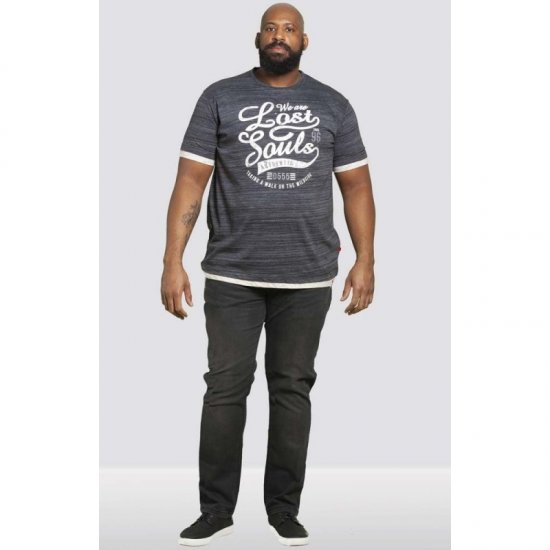 D555 Maiden T-shirt Black - Trička - Trička nadměrné velikosti - 2XL-14XL