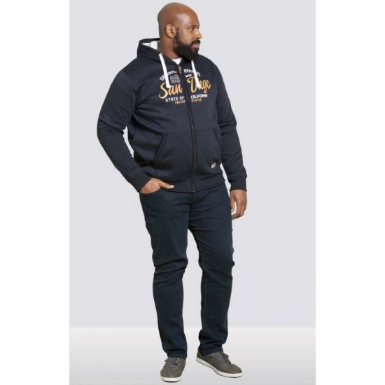D555 Stockton Hoodie Navy - Mikiny & mikiny s kapucí - Mikiny & Mikiny s kapucí 2XL-12XL