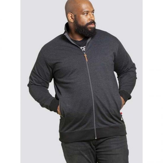 D555 Buxton Full Zip Sweatshirt Black - Mikiny & mikiny s kapucí - Mikiny & Mikiny s kapucí 2XL-12XL