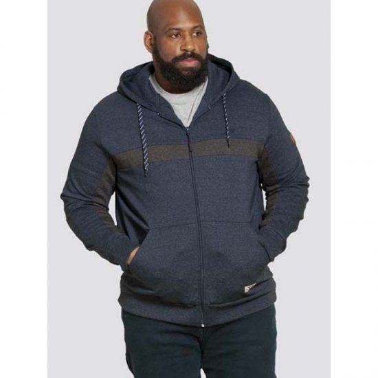 D555 Louisiana Hoodie Navy - Mikiny & mikiny s kapucí - Mikiny & Mikiny s kapucí 2XL-12XL