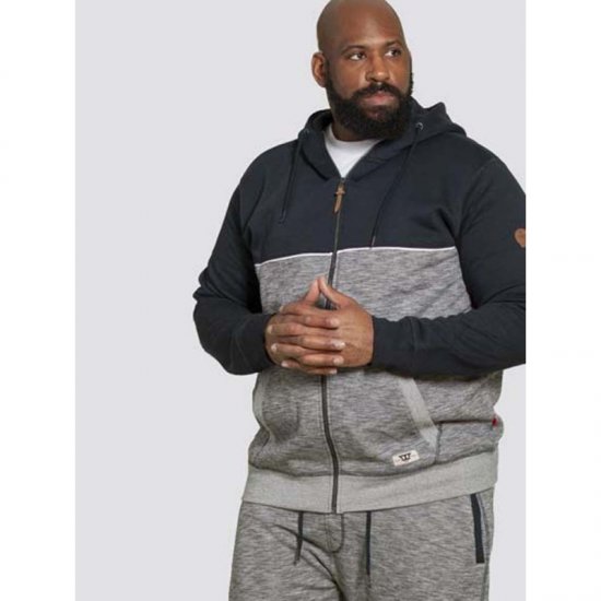 D555 Lamarsh Hoodie Navy - Mikiny & mikiny s kapucí - Mikiny & Mikiny s kapucí 2XL-12XL