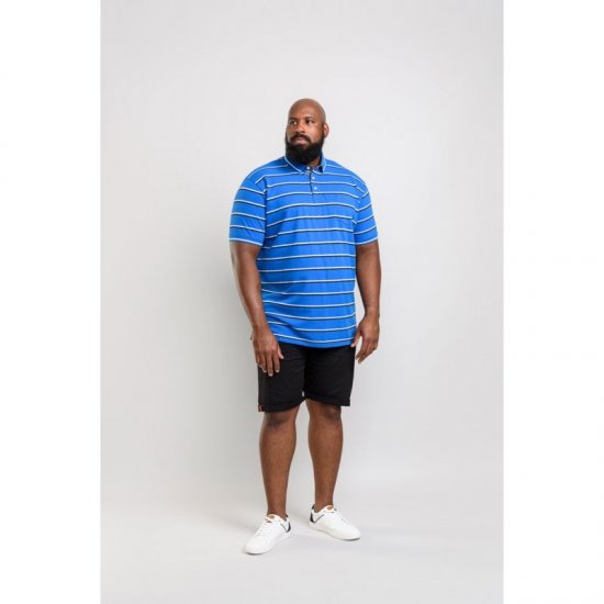 D555 Holmes Polo Blue - Polokošile - Polokošile 2XL-8XL - Trička s límečkem 2XL-8XL
