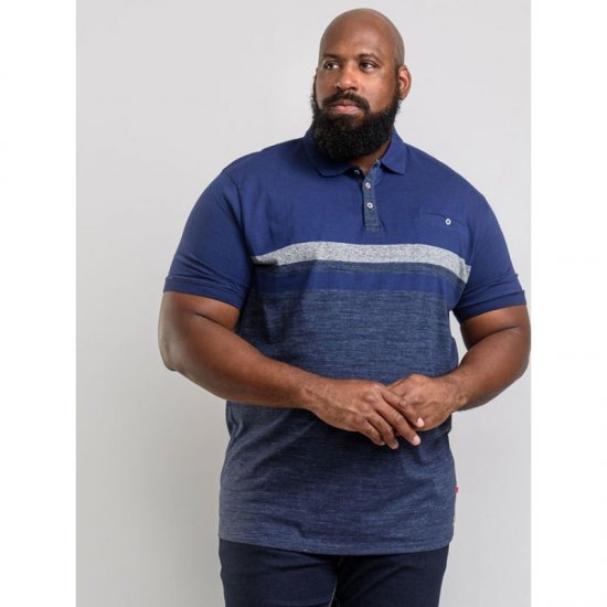 D555 Lawson Polo Navy - Polokošile - Polokošile 2XL-8XL - Trička s límečkem 2XL-8XL