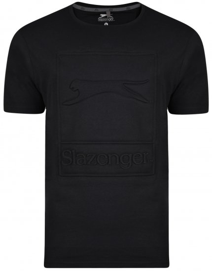 Slazenger Kurtis T-shirt Black - Trička - Trička nadměrné velikosti - 2XL-14XL