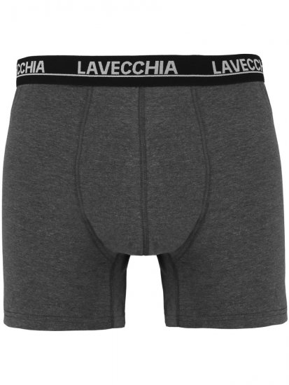 Lavecchia 1020 Boxershorts 3-pack Charcoal - Spodní prádlo - Spodní Prádlo Nadměrné Velikosti 2XL-8XL