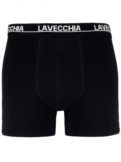 Lavecchia 1020 Boxershorts 3-pack Black - Spodní prádlo - Spodní Prádlo Nadměrné Velikosti 2XL-8XL