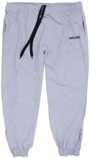 Lavecchia 2018 Sweatpants with Zippered Cuff Grey - Tepláky & kraťasy - Tepláky a Teplákové Kraťasy 2XL-12XL