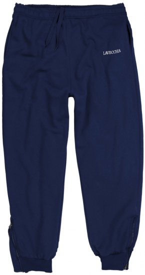 Lavecchia 2018 Sweatpants with Zippered Cuff Navy - Tepláky & kraťasy - Tepláky a Teplákové Kraťasy 2XL-12XL
