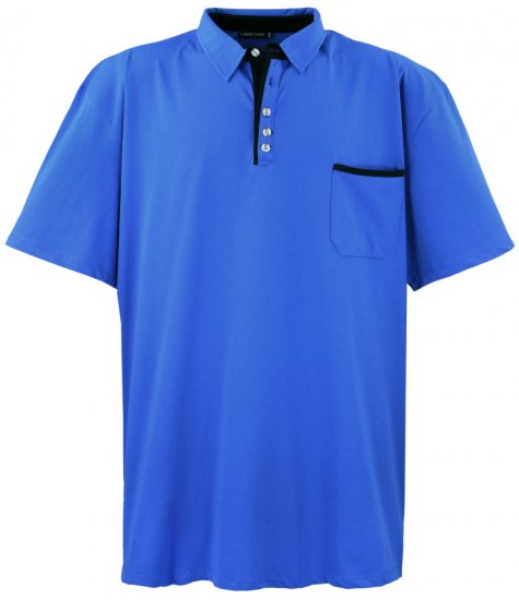 Lavecchia 1701 Jersey Poloshirt Royal Blue - Polokošile - Polokošile 2XL-8XL - Trička s límečkem 2XL-8XL