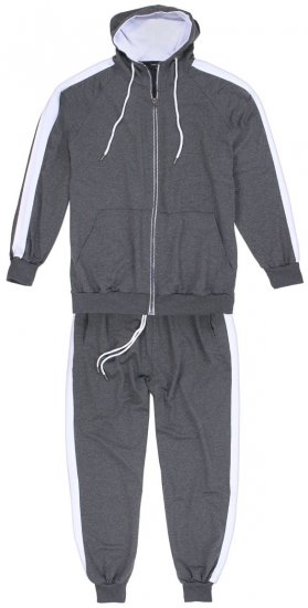 Lavecchia 611 Tracksuit Charcoal - Teplákové soupravy - Teplákové soupravy nadměrné velikosti