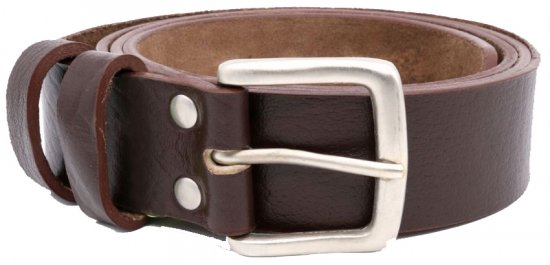 D555 Liam Hand Crafted Real Leather Belt, 3,7cm - Pásky - Pásky W40-W70/2XL-8XL