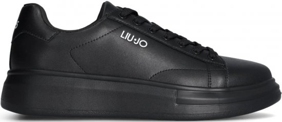 Liu Jo Big 01 Leather Sneakers Black/Black - Pánská obuv 40-52 - 