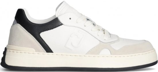 Liu Jo Boy 01 Leather/Suede Sneakers White/Black - Pánská obuv 40-52 - 