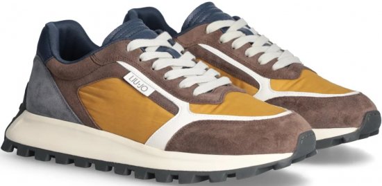 Liu Jo Running 02 Sneakers Brown/Blue/Tan - Pánská obuv 40-52 - 