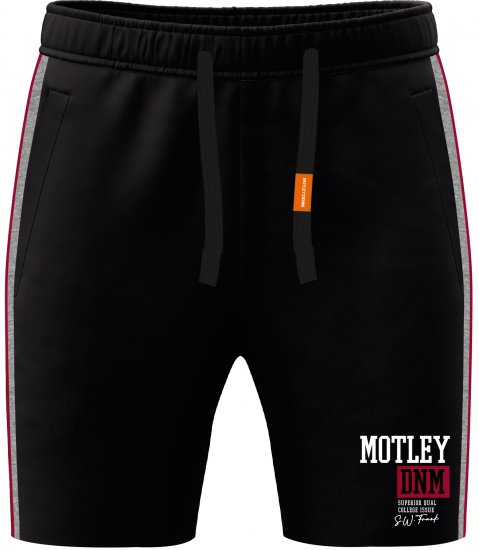 Motley Denim Liverpool Sweatshorts Black - Tepláky & kraťasy - Tepláky a Teplákové Kraťasy 2XL-12XL