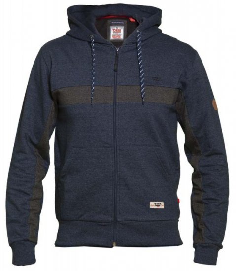 D555 Louisiana Hoodie Navy - Mikiny & mikiny s kapucí - Mikiny & Mikiny s kapucí 2XL-12XL