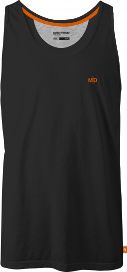 Motley Denim Madrid Tank top Black - Trička - Trička nadměrné velikosti - 2XL-14XL
