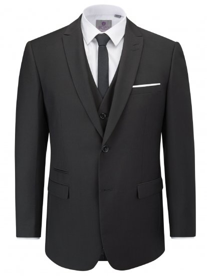 Skopes Madrid Suit jacket Black - Obleky - Obleky 2XL-8XL