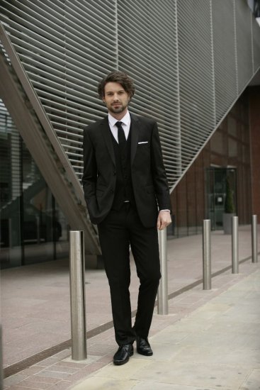 Skopes Madrid Waistcoat Black - Obleky - Obleky 2XL-8XL