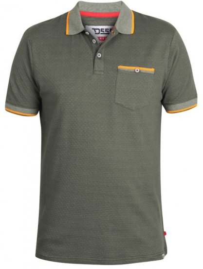 D555 Marshall Polo Khaki - Polokošile - Polokošile 2XL-8XL - Trička s límečkem 2XL-8XL