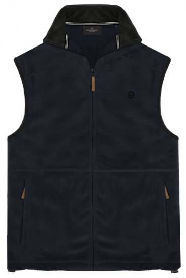 Double Outfitters MFT-7089 Sleeveless Fleece Vest Navy - Bundy - Bundy Nadměrné Velikosti - 2XL-8XL