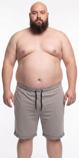 20 Nodi Bora Teplákové kraťasy Šedá - Tepláky & kraťasy - Tepláky a Teplákové Kraťasy 2XL-12XL