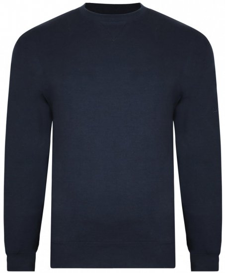 Kam Jeans 502 Mikina Tmavě modrá TALL - PÁNSKÉ OBLEČENÍ MT-6XLT - TALL-velikosti