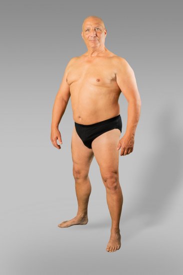 20 Nodi Stretch Cotton Briefs with Embroidered Side Label Black - Spodní prádlo - Spodní Prádlo Nadměrné Velikosti 2XL-8XL