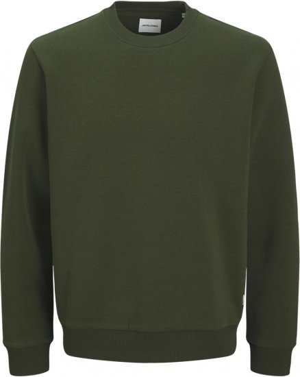 Jack & Jones Bradley Sweatshirt Green - Mikiny & mikiny s kapucí - Mikiny & Mikiny s kapucí 2XL-12XL