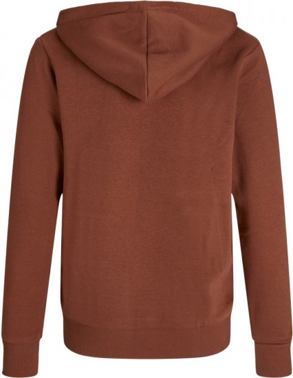 Jack & Jones CALEB Hoodie Red - Mikiny & mikiny s kapucí - Mikiny & Mikiny s kapucí 2XL-12XL